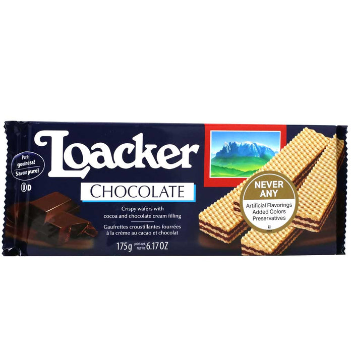 Loacker - Chocolate Wafers Bar, 6.2oz (175g) - myPanier