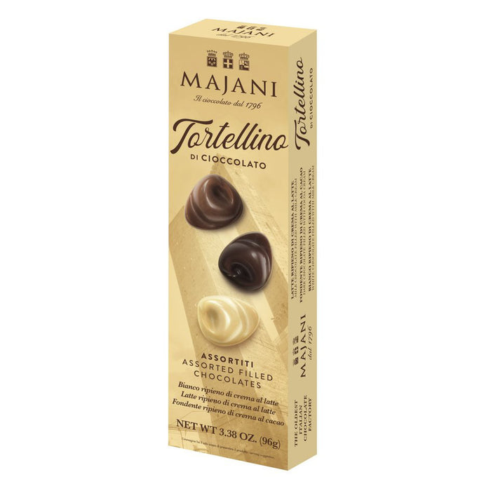 Majani - Assortment Chocolate Tortellino w/ Cream Filling, 96g (3.4oz) Box - myPanier