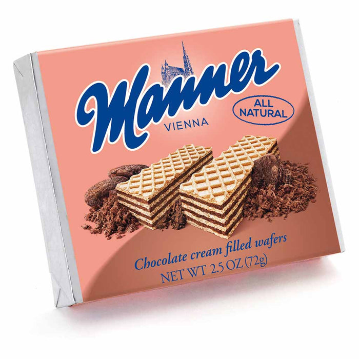 Manner - Chocolate Cream Filled Wafers, 2.5oz (72g) - myPanier