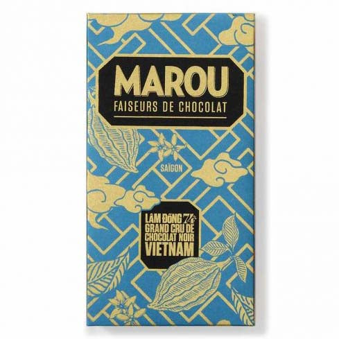 Marou - Lam Dong 74% Single Origin Chocolate, 80g (2.8oz) Bar - myPanier