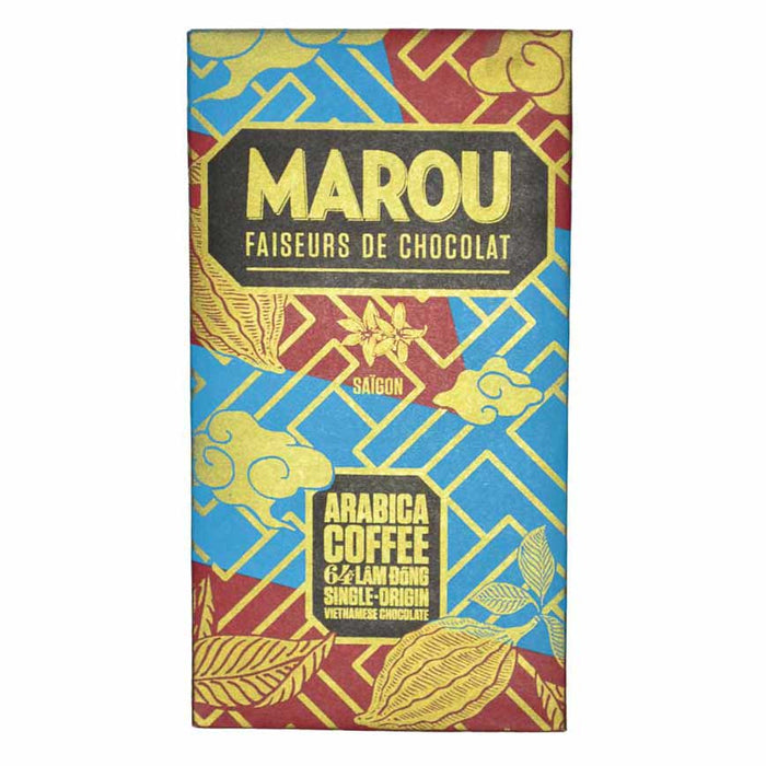 Marou Lam Dong Arabica Coffee 64% Chocolate, 80g Bar - myPanier