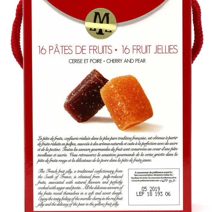 Maxim's Paris - Assorted Fruit Jellies, 16pc, 4oz (112g) Gift Box - myPanier