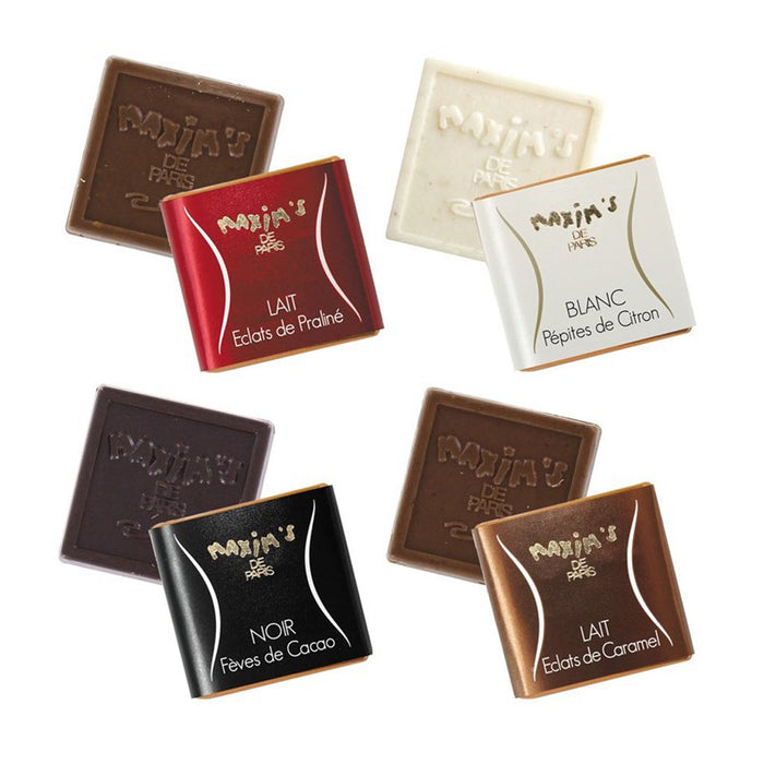 Maxim's Paris - Assorted Chocolate Squares, 8pc Red & Gold Gift Tin - myPanier