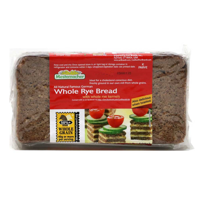 Mestemacher - Whole Rye Bread, 17.8oz (500g) - myPanier