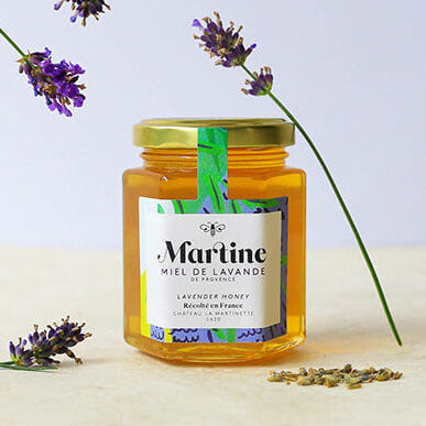 Miel Martine - Lavender Honey from Provence IGP, 8.8oz Jar - myPanier