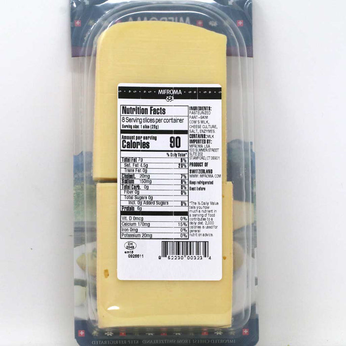Mifroma - Sliced Raclette Swiss Cheese, 7oz (198.g) - myPanier