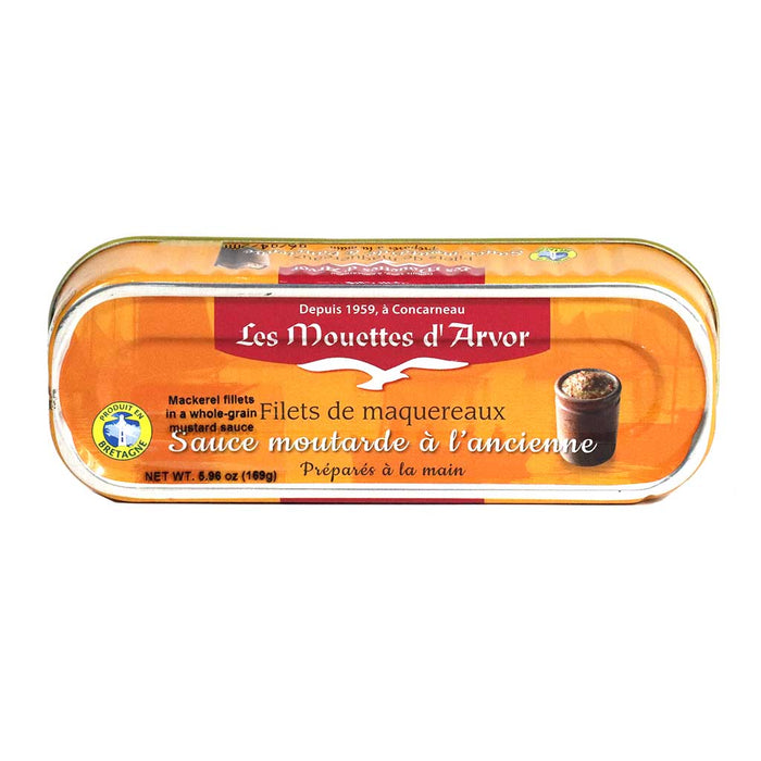 Mouettes d'Arvor - Mackerel Fillets in Creamy Mustard Sauce - myPanier