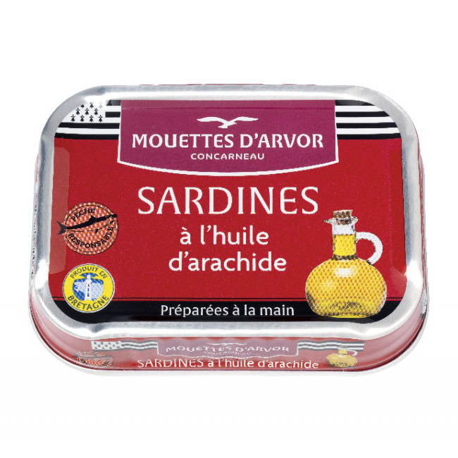 Mouettes d'Arvor - Sardines in Peanut Oil - myPanier
