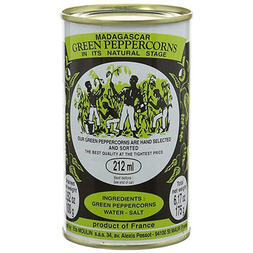 Moulin - Green Peppercorns in Brine, 175g (6.17oz) - myPanier
