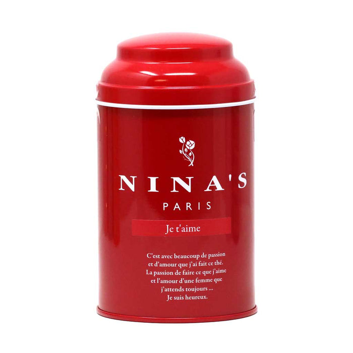 Nina's Je t'aime Tea, 100g (3.5oz) Tin - myPanier