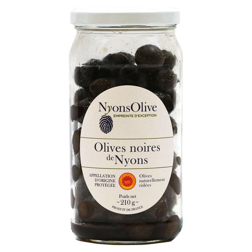Nyonsolive - Black Olives, 210g (7.4oz) Jar - myPanier