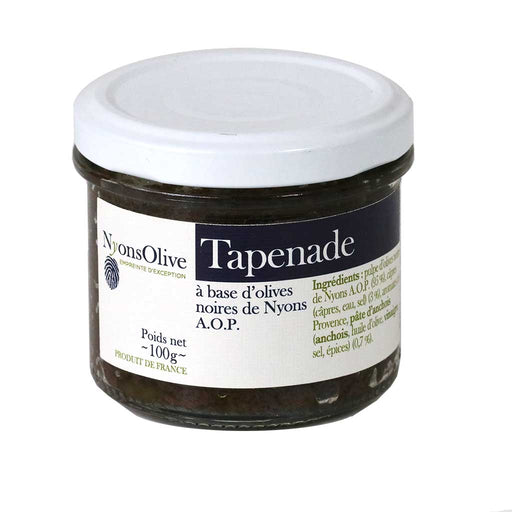 Nyonsolive - Nyons Black Olive Tapenade, 100g (3.5oz) Jar - myPanier