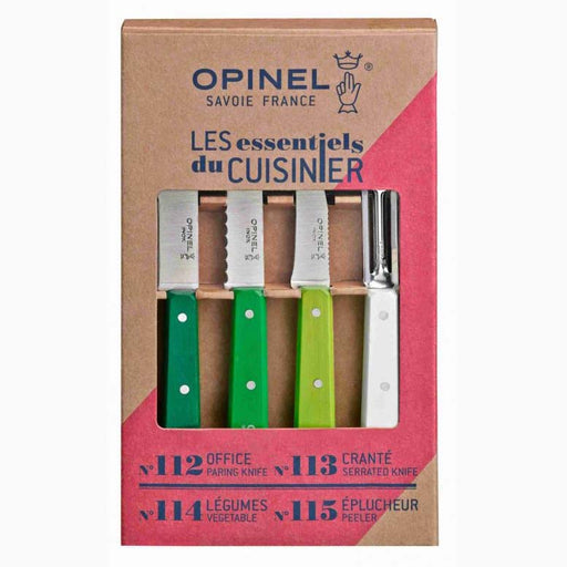 Opinel - Les Small Kitchen Knives Set, Pack 4 - myPanier