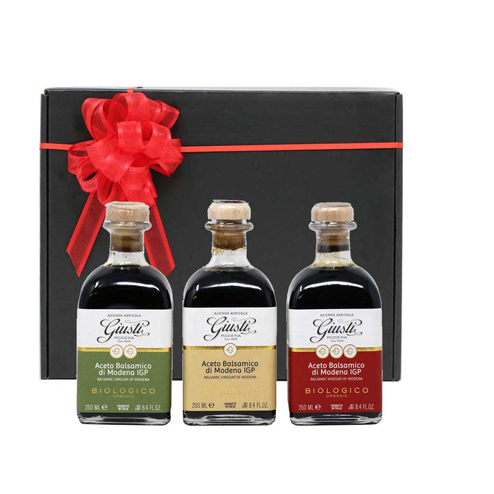 Organic Giuseppe Giusti Balsamic Vinegars Gift Set | myPanier