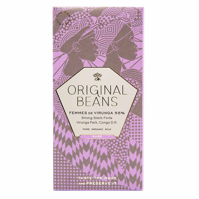 Original Beans - Femmes de Virunga 55% Chocolate, 70g (2.5oz) Bar - myPanier