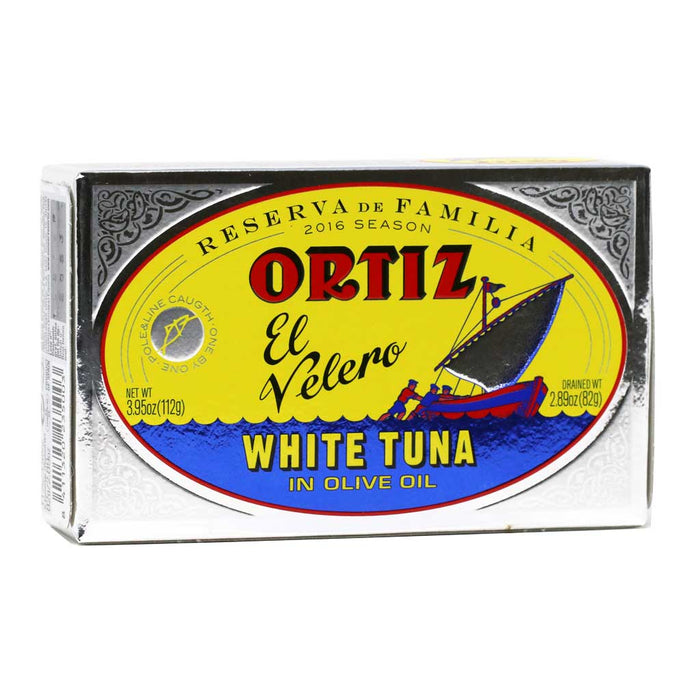 Ortiz - White Bonito Tuna in Olive Oil, Aged 5 Years, 112g Tin - myPanier
