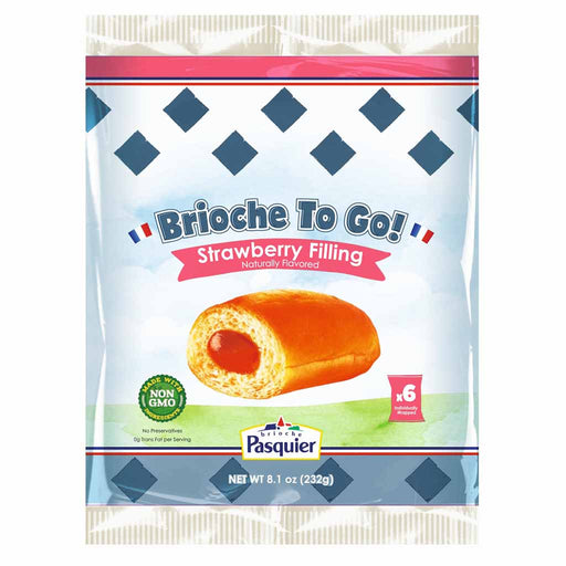 Pasquier - Strawberry Filled Brioche To Go French Rolls, 8.1oz (230g) - myPanier