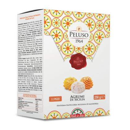 Peluso - Almond Pastes with Sicilian Citrus Fruits, 250g (8.8oz) - myPanier