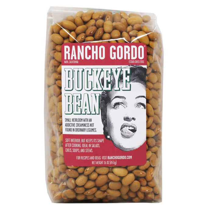 Rancho Gordo - Buckeye Beans, 1lb Bag - myPanier