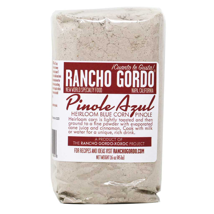 Rancho Gordo - Pinole Azul (Heirloom Blue Corn), 1lb - myPanier