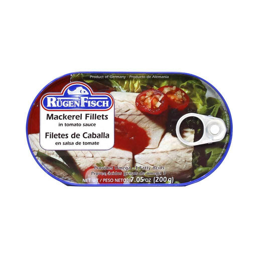 Mackerel Fish Fillets in Tomato Sauce by Rugen Fisch - myPanier