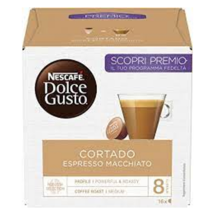 Nescafe Dolce Gusto Cortado Espresso Macchiatto x16 Capsules, 101g (3.6oz)