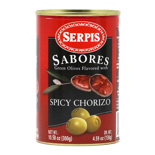 Serpis - Spicy Chorizo Stuffed Olives, 4.59oz (130g) - myPanier
