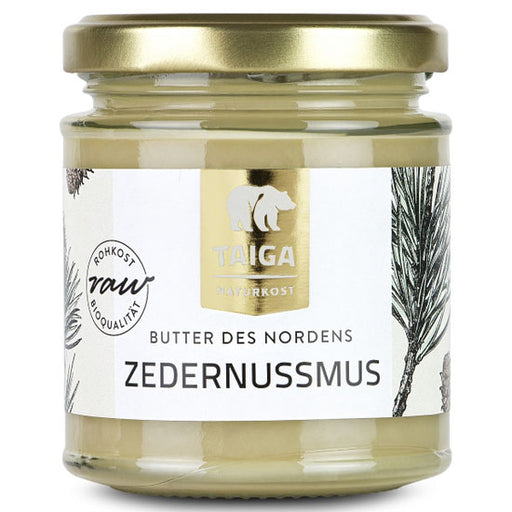 Taiga - Raw & Organic Siberian Cedar Nut Butter 190g (6.7oz) Jar - myPanier