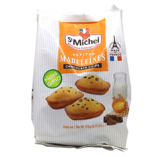St Michel - Mini Madeleines with Chocolate Chips, 175g (6.2oz) - myPanier