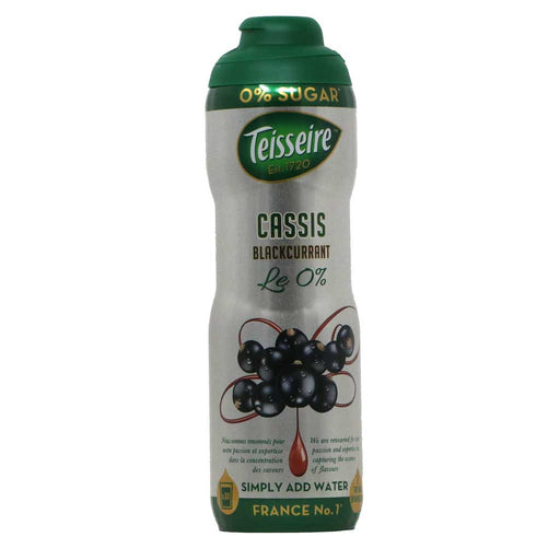 Teisseire - Blackcurrant Syrup from France with 0% Sugar, 60cl - myPanier