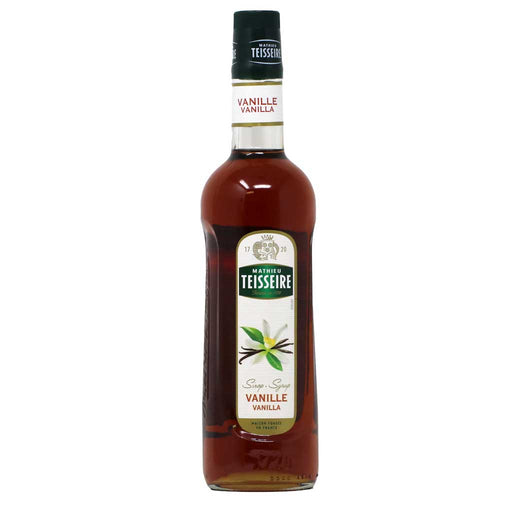 Teisseire - Vanilla Syrup, 70cl (23.6 fl oz) Glass Bottle - myPanier