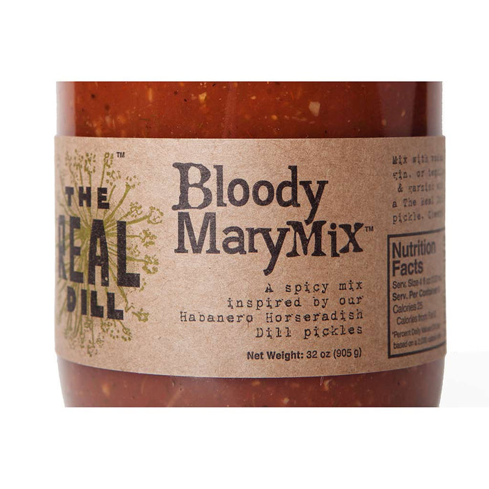 The Real Dill - Bloody Mary Mix, 907g (32oz) Jar - myPanier