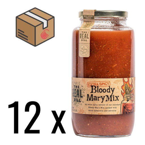 The Real Dill - Extra Spicy Bloody Mary Mix, 12 x 32oz Jars - myPanier