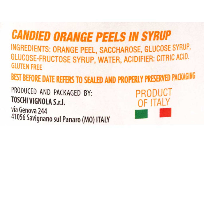 Toschi - Orange Peel Slices in Syrup, 310g (10.9oz) - myPanier