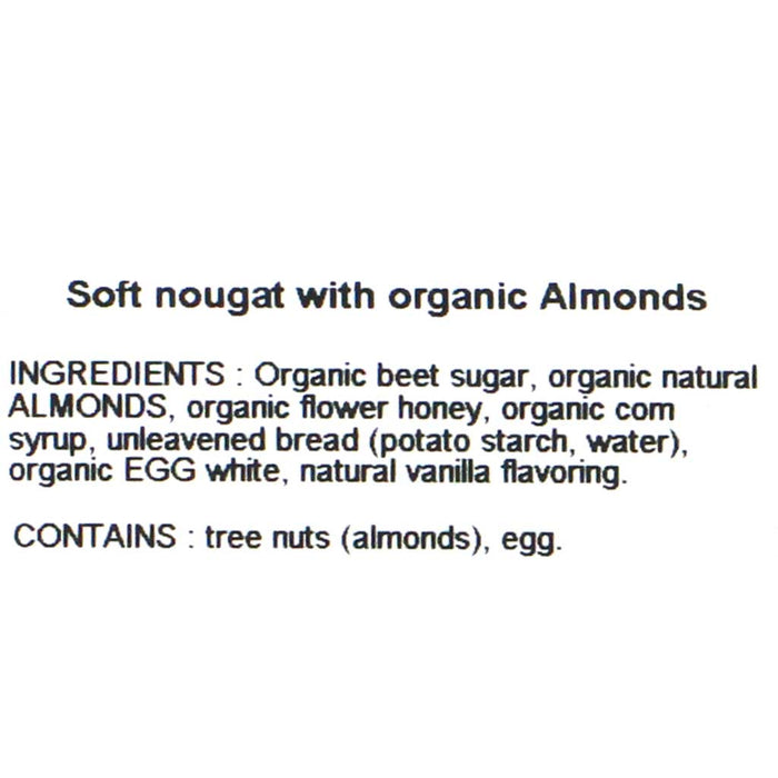 Trois Abeilles - Organic Almond Nougat, 3.52oz (100g) Bar - myPanier