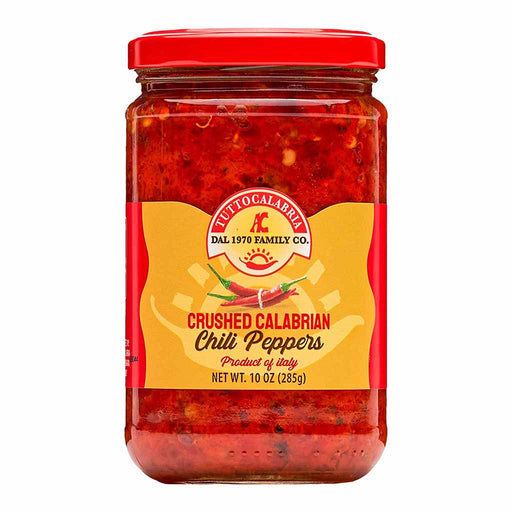 Tutto Calabria - Hot Chili Peppers Crushed, 283g (10oz) Jar - myPanier