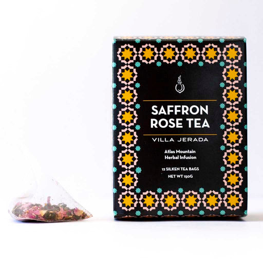 Villa Jerada - Saffron Rose Green Tea, 12-Bags (150g) - myPanier