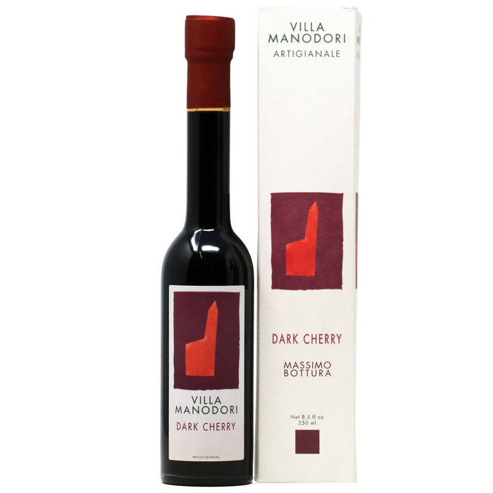 Villa Manodori - Dark Cherry Balsamic Vinegar, 250ml (8.5 Fl oz) - myPanier