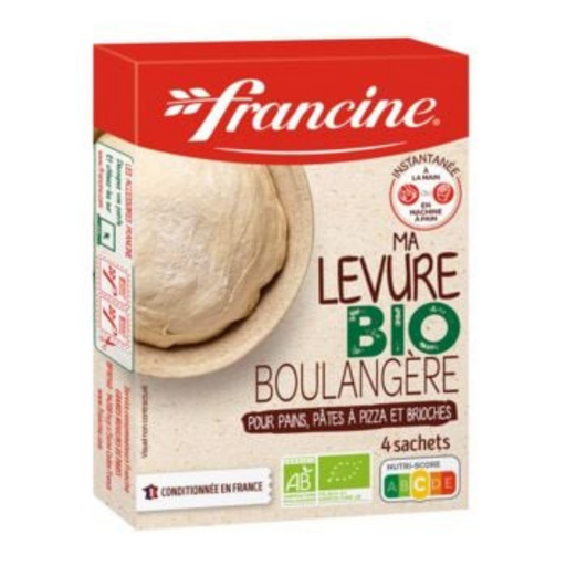 Francine - Organic Baker's Yeast x 4, 36g (1.3oz) - myPanier