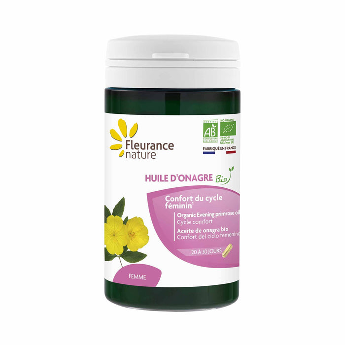 Fleurance Nature - Organic Evening Primrose Oil. 60 Capsules | Shop Online - myPanier