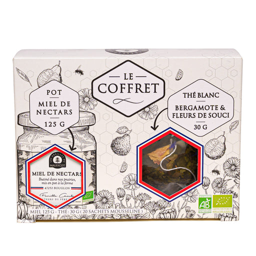 Les Abeilles de Malescot - Honey & Bergamot White Tea (20 Teabags) Set - myPanier