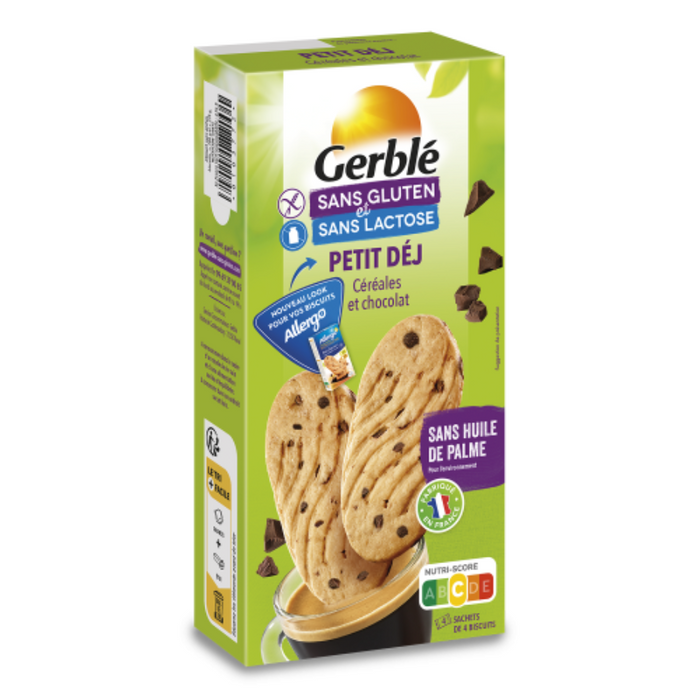 Gerblé - Gluten Free and Lactose Free Breakfast Cereals and Chocolate Biscuit, 200g (7.1oz) - myPanier