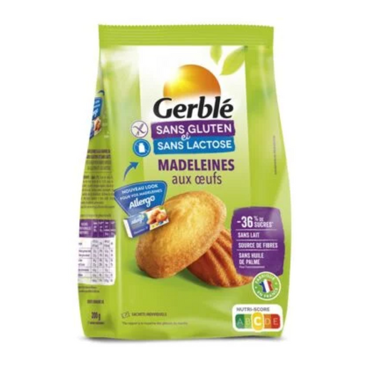 Gerble - Gluten and Lactose Free Madeleines, 200g (7.1oz) - myPanier