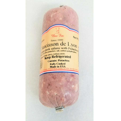 Le Bec Fin - Pork Salami w/ Green Pistachios (Saucisson Lyonnais) 1lb - myPanier