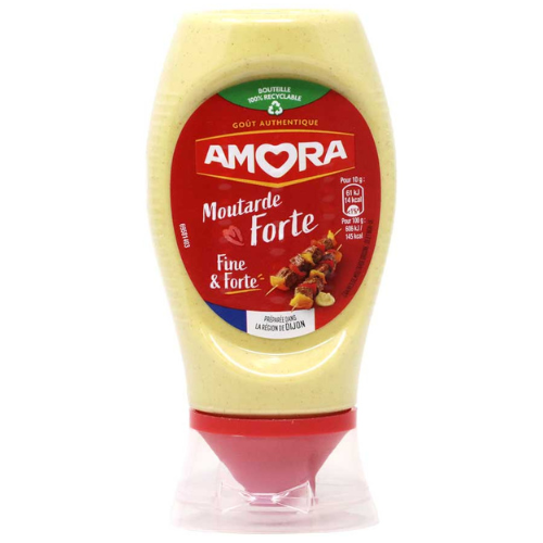 Amora - Dijon Mustard Fine & Strong, Squeeze Bottle 265g - myPanier